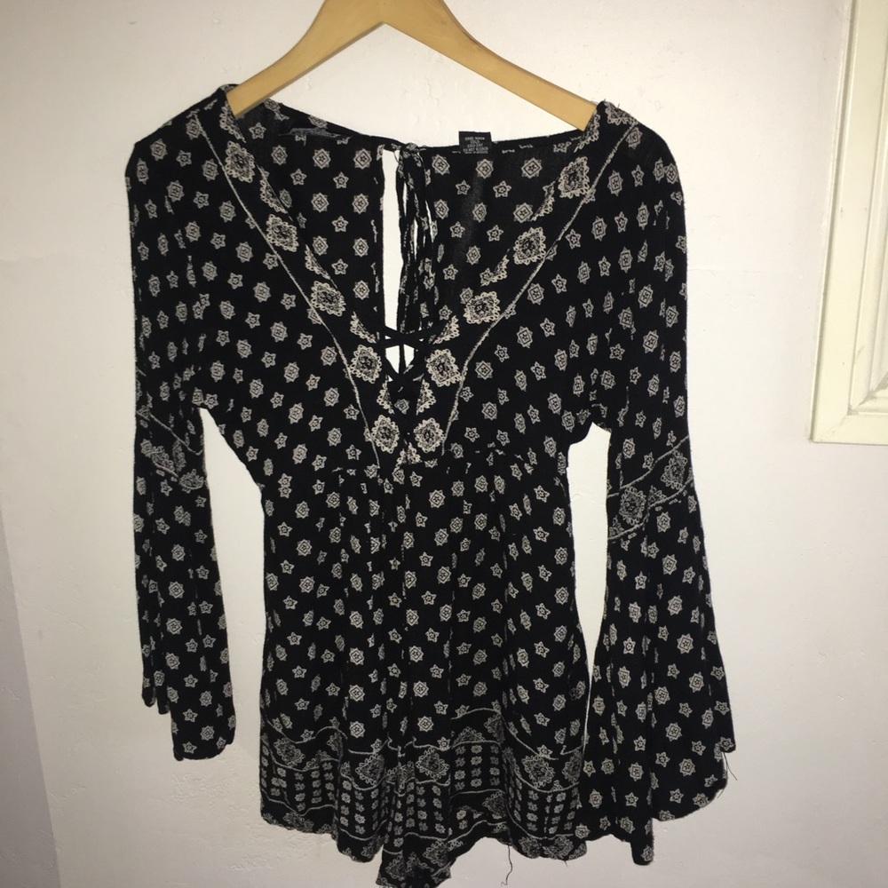 long sleeve romper